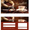 200 x Geschenkgutscheine (Kaffee-606) TOP Gutscheine für Gastronomie Restaurant