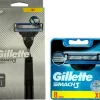 9x Gillette MACH3 Rasierklingen + Rasierer , Original Klingen neu & OVP