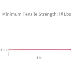 XINGO 1000 Stück Kabelbinder Rosa, 100mm x 2,5mm, 8,1 kg Zugfestigkeit, UV