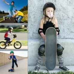 XJD Kinder Jugend Fahrradhelm Multisport Skateboard Roller CE 48-54cm Royal Blau