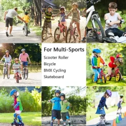 XJD Kinder Jugend Fahrradhelm Klassiker Mädchen Jungs Blau M 55-57cm