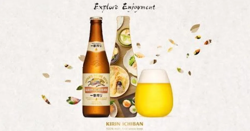 12 x Kirin Ichiban Bier aus Japan 0,33l