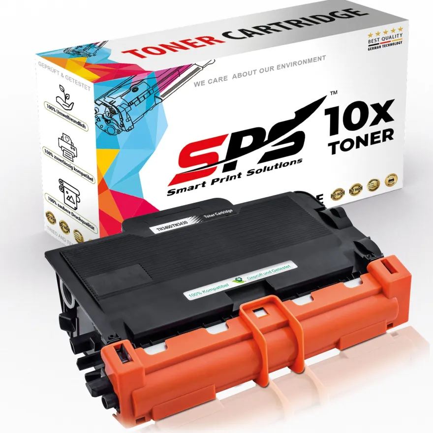10x Kompatibel für Brother HL-L6400DWT Toner TN-3430 Schwarz