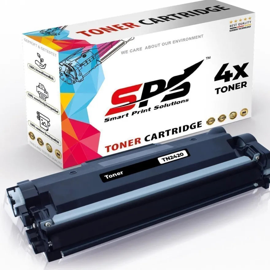 4x Kompatibel für Brother HL-L2350 Toner TN-2420 Schwarz