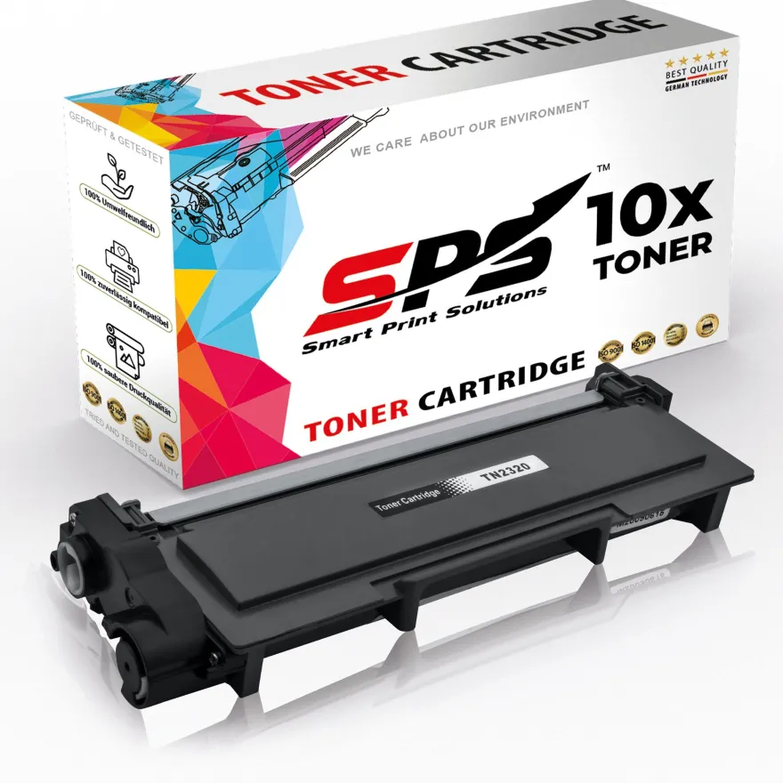 10x Kompatibel für Brother MFC-L2700DN Toner TN-2320 Schwarz