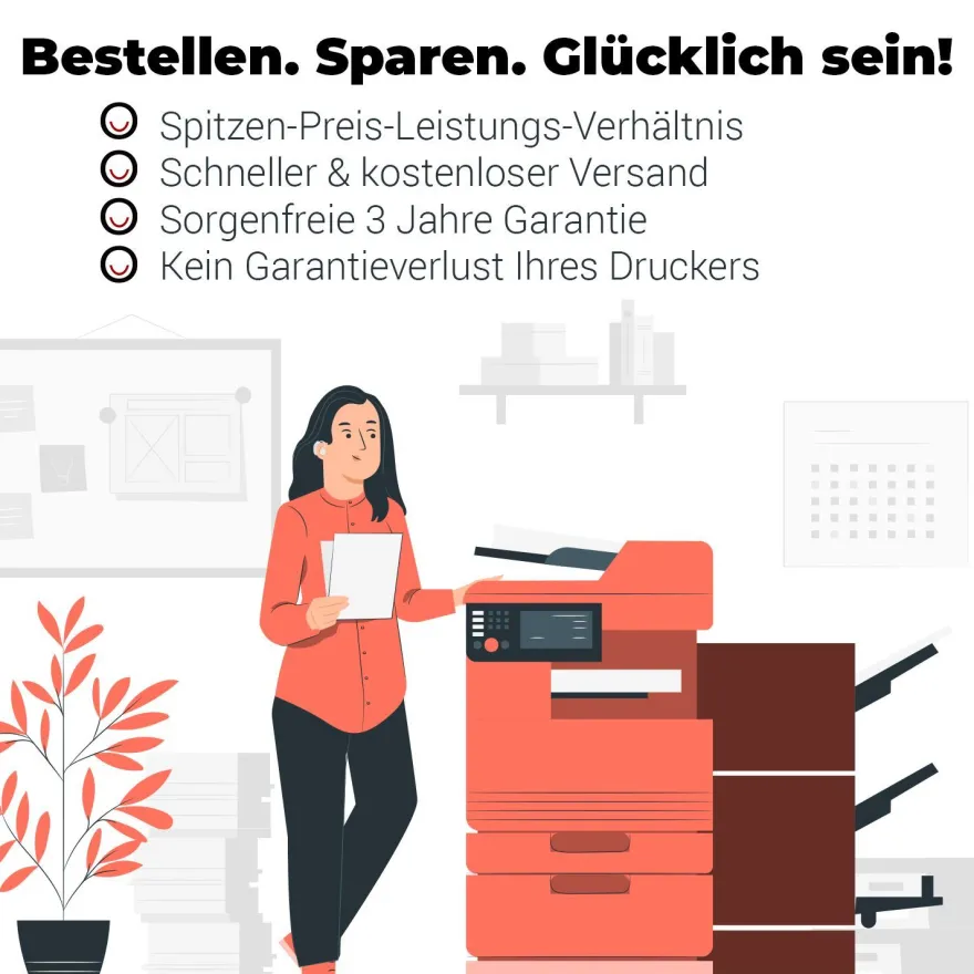 6x Kompatibel für Brother MFC-L6800DWT Toner TN-3430 Schwarz