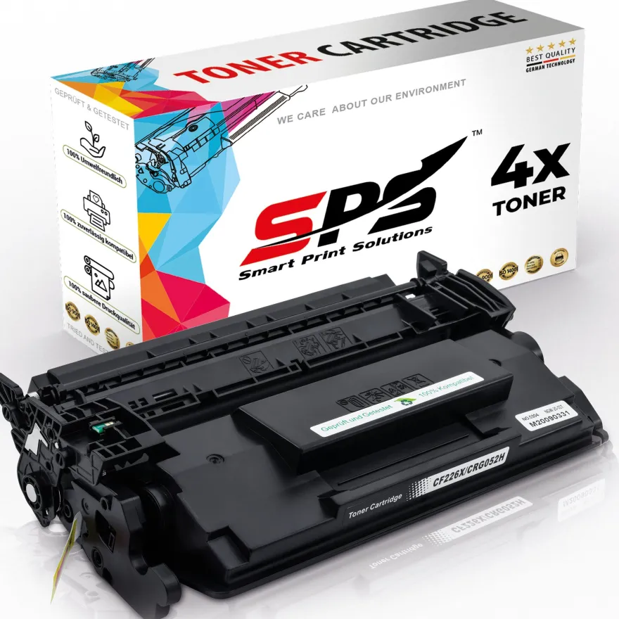 4x Kompatibel für Canon iSENSYS LBP2900 Toner 052H 2200C002 Schwarz
