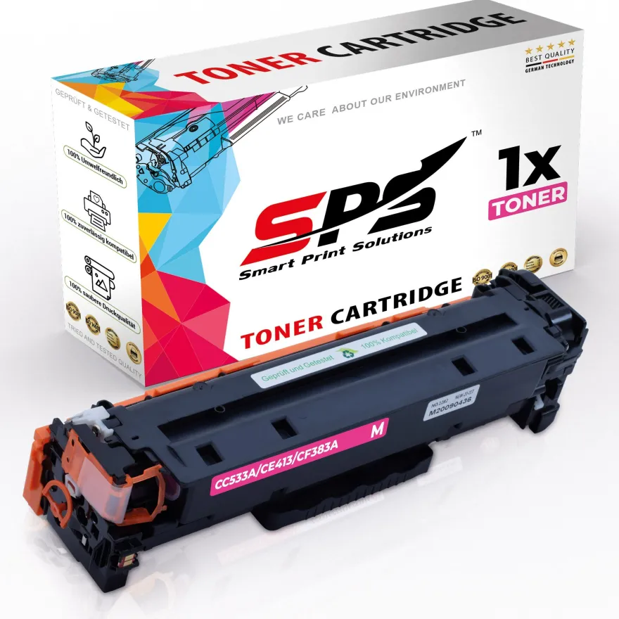 1x Kompatibel für HP Color Laserjet CM2320DN Toner 304A CC533A Magenta