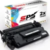 2x Kompatibel für HP Laserjet Pro MFP M426DW Toner 26X CF226X Schwarz