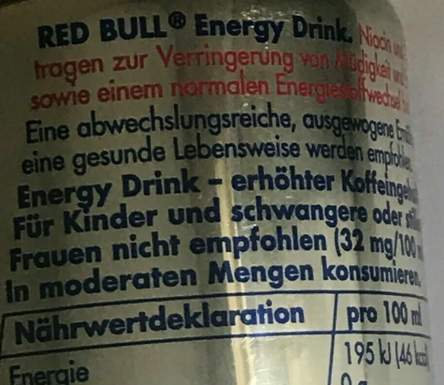 12x250ml Dose Red Bull Energy Drink - Einweg - incl. Pfand!
