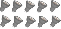 10x Neolux LED Spot PAR16 Reflektor 3W = 35W GU10 4000K EEK: (Spektrum A-G)
