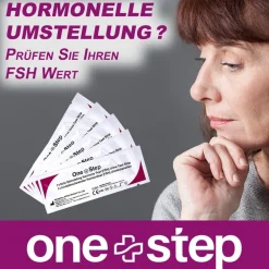 10 x One+Step Menopause Test - FSH Test für die Wechseljahre - und der Meno Balance