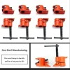 4x Rohr Schraubzwinge 1/2 Zoll, Schnellspann Mechanismus für Holzbearbeitung