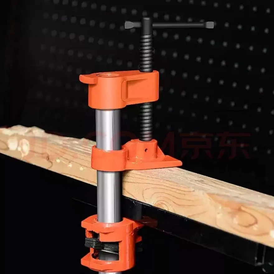 4x Rohr Schraubzwinge 1/2 Zoll, Schnellspann Mechanismus für Holzbearbeitung