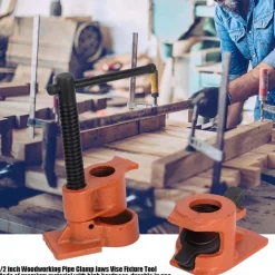 4x Rohr Schraubzwinge 1/2 Zoll, Schnellspann Mechanismus für Holzbearbeitung