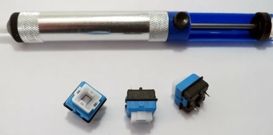 3x Romer G-Switches/ Schalter + Entlötpumpe, für Logitech G910, G410, G810