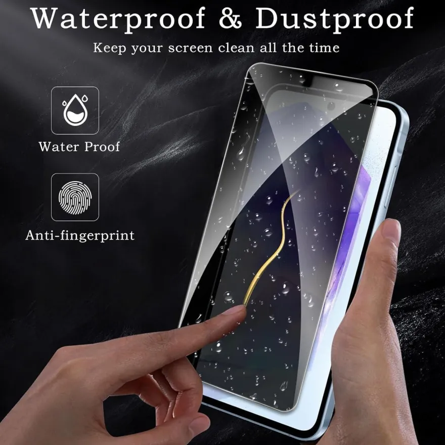 2x Samsung Galaxy A55/A35 Sichtschutz Panzerglasfolie 9H HD Blickschutzfolie