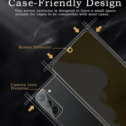 2x Samsung Galaxy S22 Plus Sichtschutz & Kameraschutz Anti-Spy Glas Folie