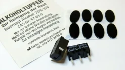 2x Schalter L & R + 2 Set Gleitpad, Ersatz-Füße für Logitech M215, M310, M325