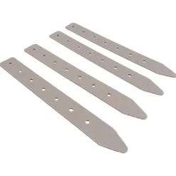 4 x Schnallkappe und Strippe, Reparaturset für Planenverschluss