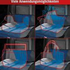 2x Schutz-Unterlage Schon-Bezug Kindersitz Auto Sitz-Schoner Autositz-Auflage