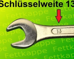 25 x Sechskant Schutzkappen Grau Schlüsselweite 13 - Schrauben - Kappen
