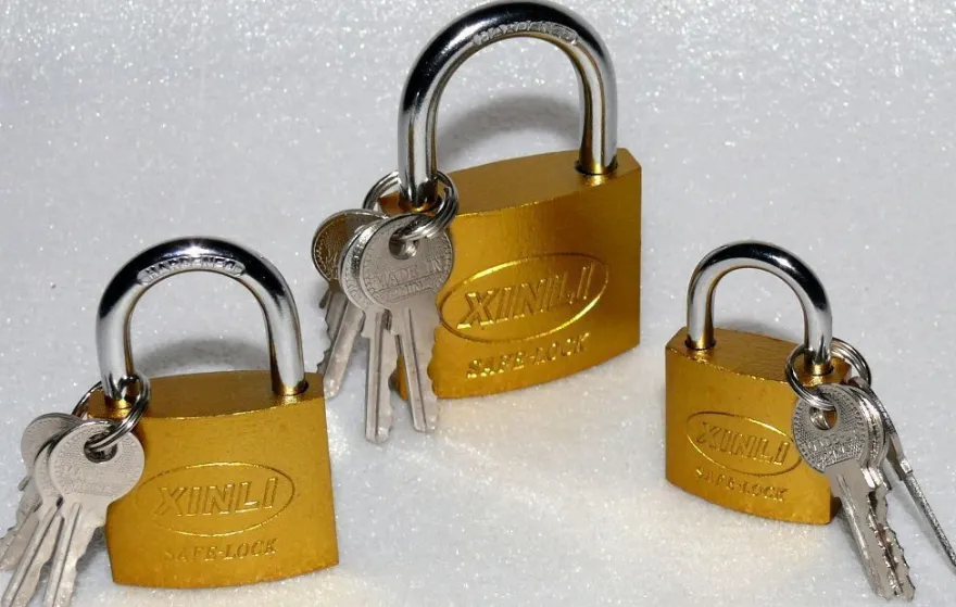 3x Sicherheit Vorhang Tür Garage Keller Haus Bügel Schloss Stahl 48 60 75mm
