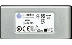 XS2000 Portable SSD 2 TB, Externe SSD silber/schwarz, USB-C 3.2 Gen 2x2 (20 Gbit/s)
