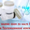 5 x Steriler Urinbecher/ Probenbecher Schraubverschluss 120 ml mit Temperaturanzeige