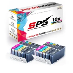 10x Tinten Canon PGI-571 CLI-571 XL Multipack kompatibel für Canon Pixma MG5751