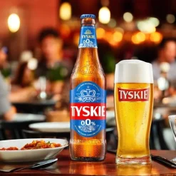 20 x Tyskie alkoholfrei in der 0,5l Flasche - Bier aus Polen