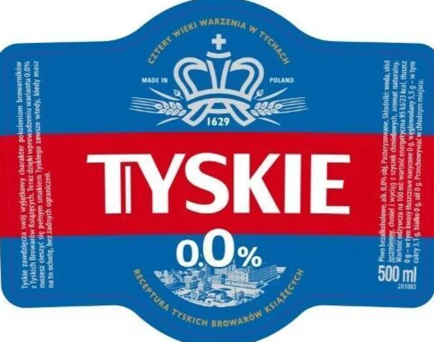 20 x Tyskie alkoholfrei in der 0,5l Flasche - Bier aus Polen