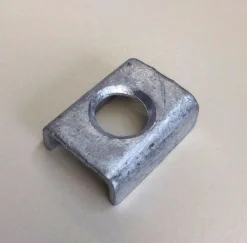 10x U-Bügel Oberteil Nr. 23 für Gitterrostklemmen für Maschenweite 30x10 bzw. 33x1