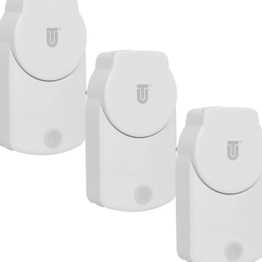 3x Unitec Smart Steckdose WLAN Outdoor IP44 Zwischenstecker Alexa Google Tuya