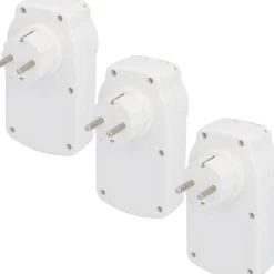 3x Unitec Smart Steckdose WLAN Outdoor IP44 Zwischenstecker Alexa Google Tuya
