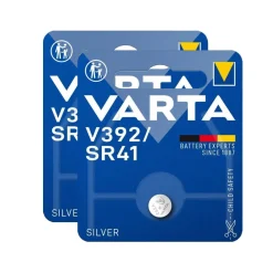 2x Varta Batterie Silver Oxide Knopfzelle 392 SR41 1,55V AG3