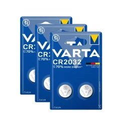 3x Varta CR2032 CR 2032 2er Blister Knopfzelle Batterie 3V Lithium