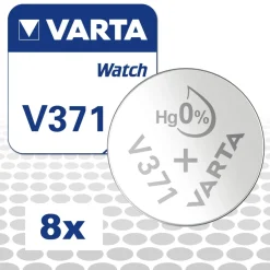 8x Varta V371 Watch Uhrenbatterie Batterie Knopfzelle 371 SR69 SR921SW LR921