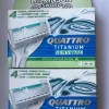 40x Wilkinson Sword Quattro Titanium Sensitive Rasierklingen NEU