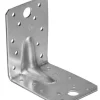 20x Winkelverbinder 90 MM M. Kombiloch. U. STEG 90X90 X 65 X 2,5 Sendzimirverz