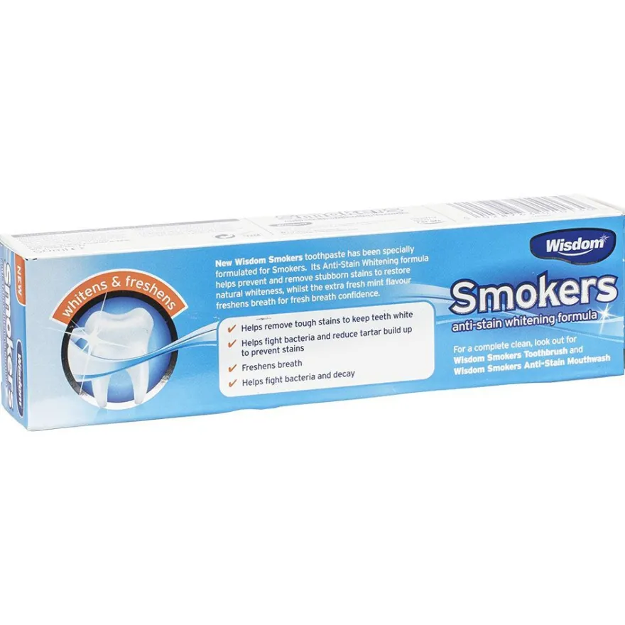 3x Wisdom Smokers anti Stain Whitening Zahnpasta 50ml