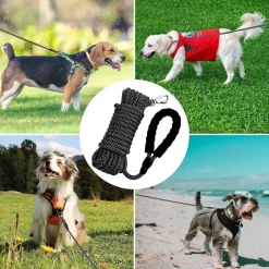 X XBEN Schleppleine für Hunde, 1.5M 12mm, starke Hundeleine mit gepolstertem
