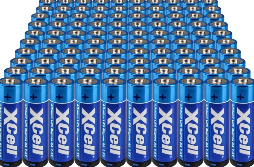 100x XCell AA LR6 Mignon Super Alkaline Batterie