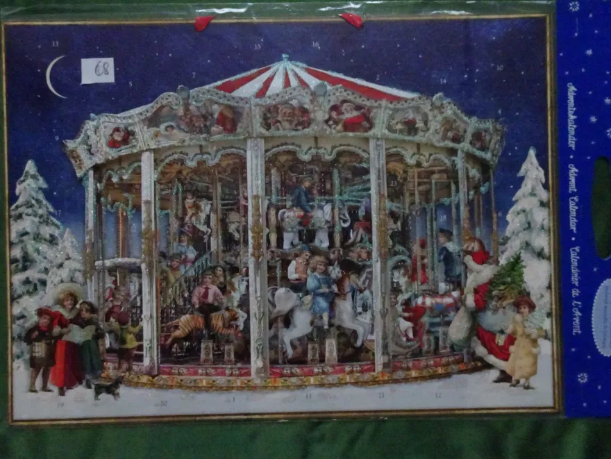 XXL - Maxi-Adventskalender Coppenrath Nostalgie Weihnachtskarussell Spielzeugladen...