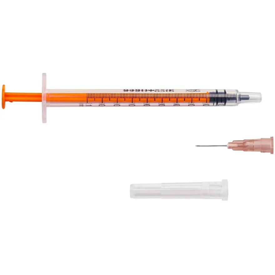 10 x Zarys dicoTUBER Einwegspritze 1 ml Spritze mit Kanüle Nadel Einmalspritze