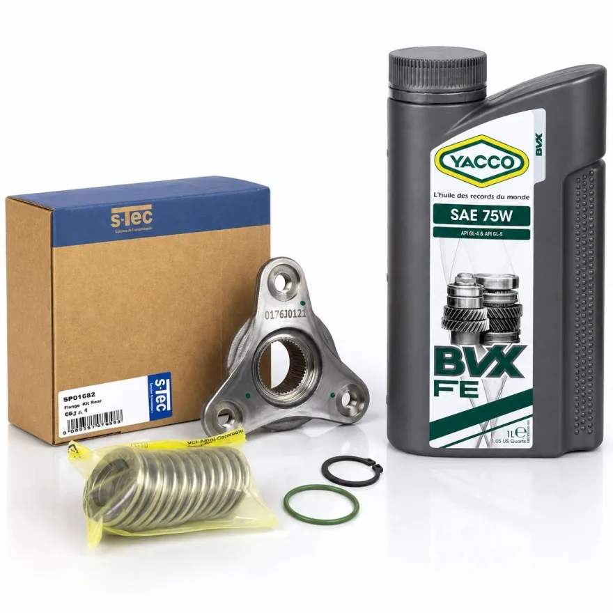 YACCO 1L ÖL und Abtriebsflansch Kit hinten Getriebe Verteilergetriebe für BMW ATC35L