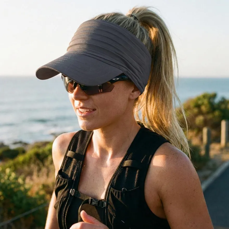YAMEE Visor Cap Damen Herren Sonnenschutz Atmungsaktiv Schnelltrocknend