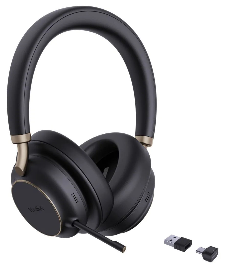 Yealink BH76 Plus Teams Schwarzes USB-C/A Headset, Kabellos, Anrufe/Musik, 285 g, Kop