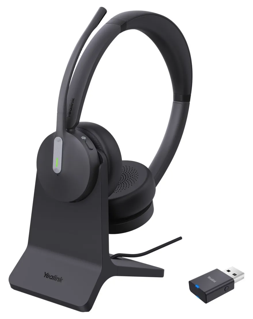 Yealink WH64 Dual - Headset - On-Ear - DECT / Bluetooth