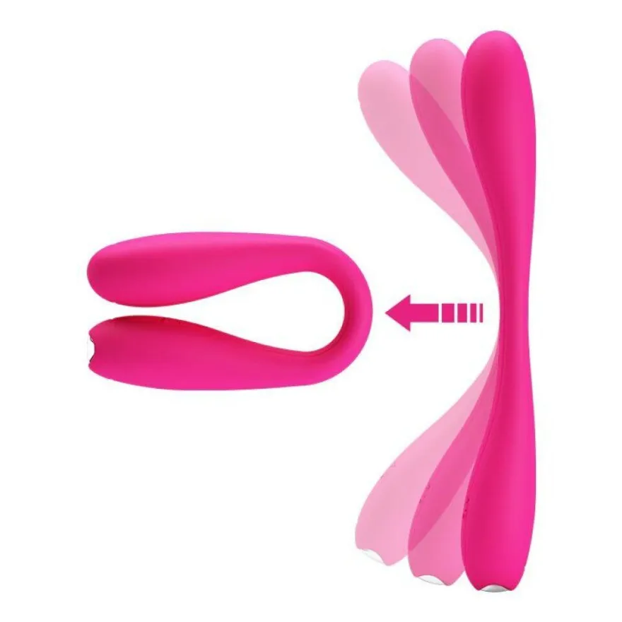 Yedda Vibrator Biegsam Rosa